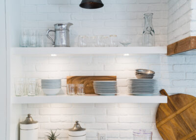 Kitchen, White paint, Modern and custom kitchen, Real Estate, John Wesley Brooks