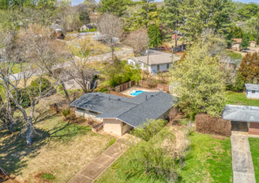 Aerial Picture, 1003 Woodbine Rd, Madison Alabama, Treed lot, Pool, Move In Ready, Realtor, John Wesley Brooks