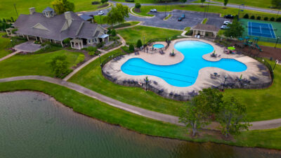 Lake Forest, Aerial View, Pool, Club house, 10 Holly Park Boulevard, Huntsville Alabama, Home For Sale, Realtor John Wesley Brooks
