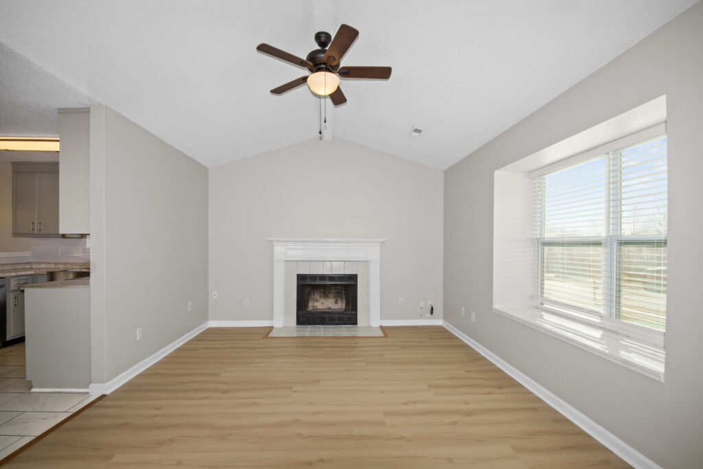 Family Room, Grey walls, Madison Alabama home for sale