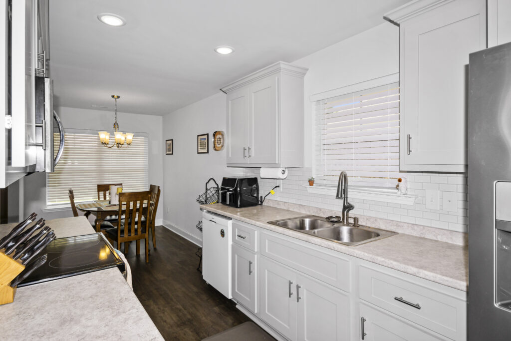 Kitchen, Gray cabinets, modern kitchen, open floor plan, home for sale, madison alabama, John Wesley Brooks, Realtor 