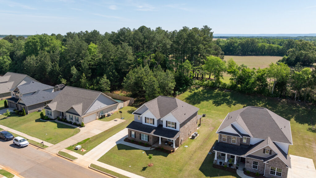 Aerial view, 123 Ivy Vine, Home For Sale, Toney Alabama, Listed by John Wesley Brooks