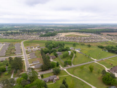 Aerial view of Homes in Huntsville and Madison Area