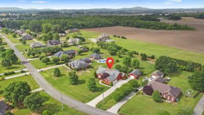 New Market Alabama, Home for sale, aerial view, Home for sale by John Wesley Brooks