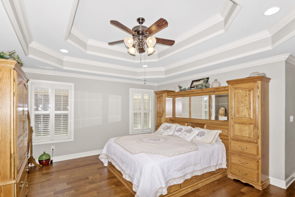 Master bedroom, Custom Home Built Home
