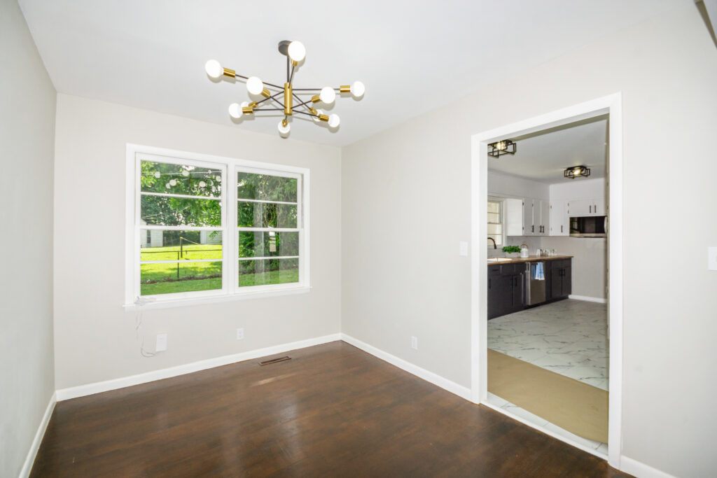Dining Room, Renovated home for sale in Huntsville, Upgraded lights, flooring, and more
