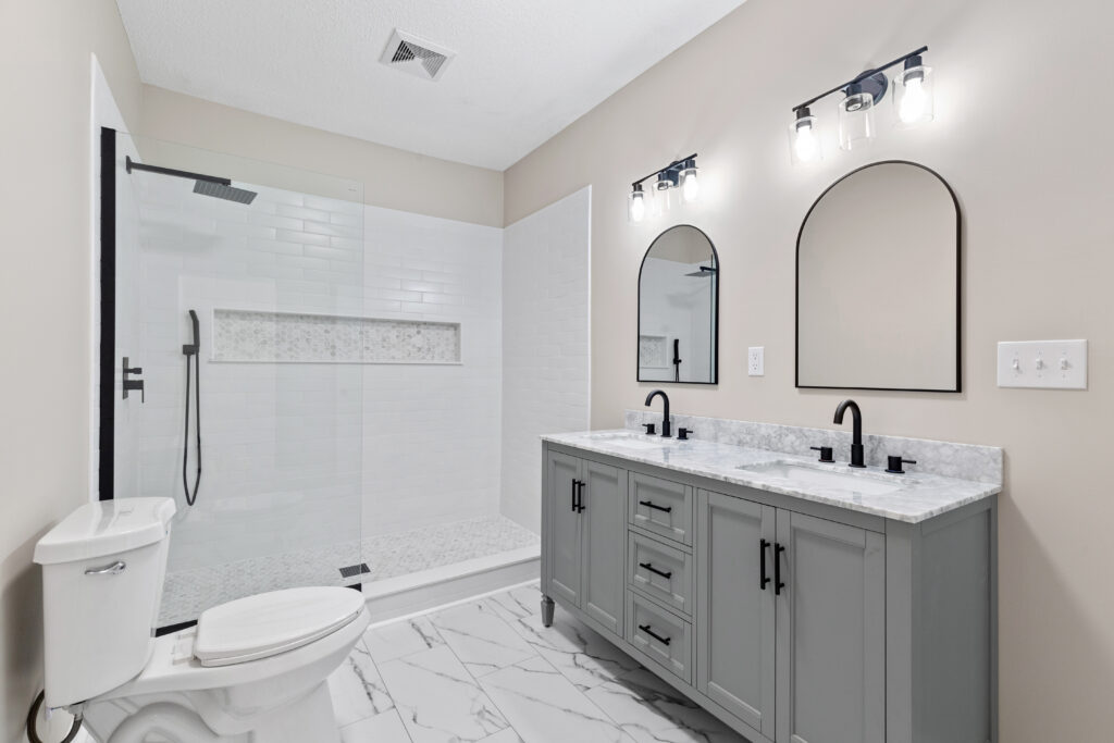 Master Bathroom, Upgraded, Move in ready home, Listed by John Wesley Brooks