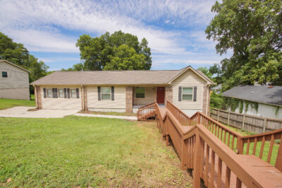 Large Lot, Renovated move in ready home, Painted Deck and steps, upgraded features, listed by the best Huntsville Realtor, John Wesley Brooks