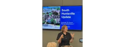 Huntsville City Council President Jennie Robinson shares update on Sandra Moon Complex, Ditto Landing Event Center, other local projects